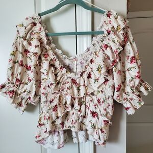 FREE PEOPLE Favorite Girl Top Ivory BNWT
